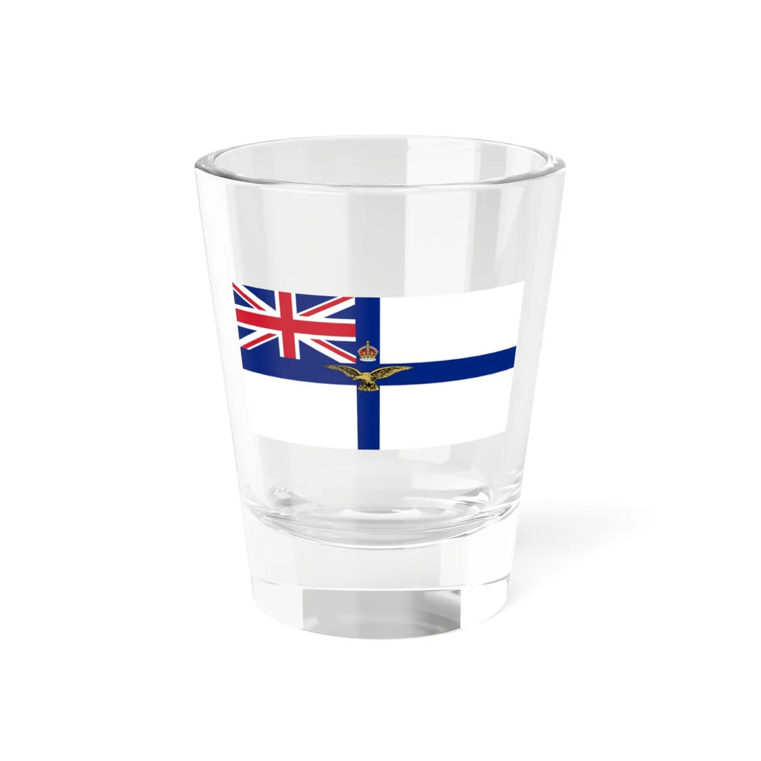 Royal Air Force Ensign Proposal 1 (United Kingdom) Shot Glass 1.5oz 1.5oz - Go Mug Yourself
