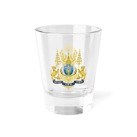 Royal arms of Cambodia - Shot Glass 1.5oz 1.5oz - Go Mug Yourself