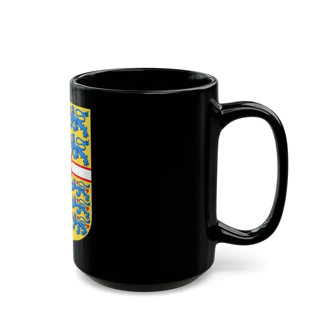 Royal arms of Denmark - Black Coffee Mug - Go Mug Yourself
