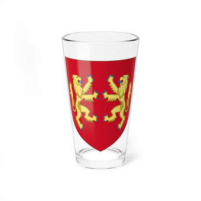 Royal Arms of England 1189-1198 (England) (Coat of Arms) Pint Glass 16oz 16oz - Go Mug Yourself