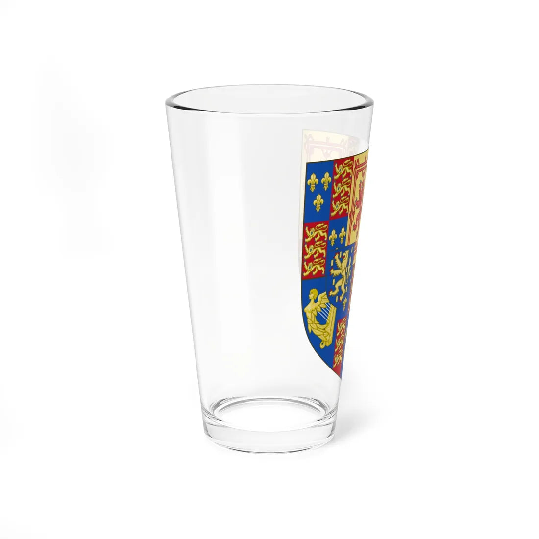 Royal Arms of England 1689-1694 (England) (Coat of Arms) Pint Glass 16oz - Go Mug Yourself