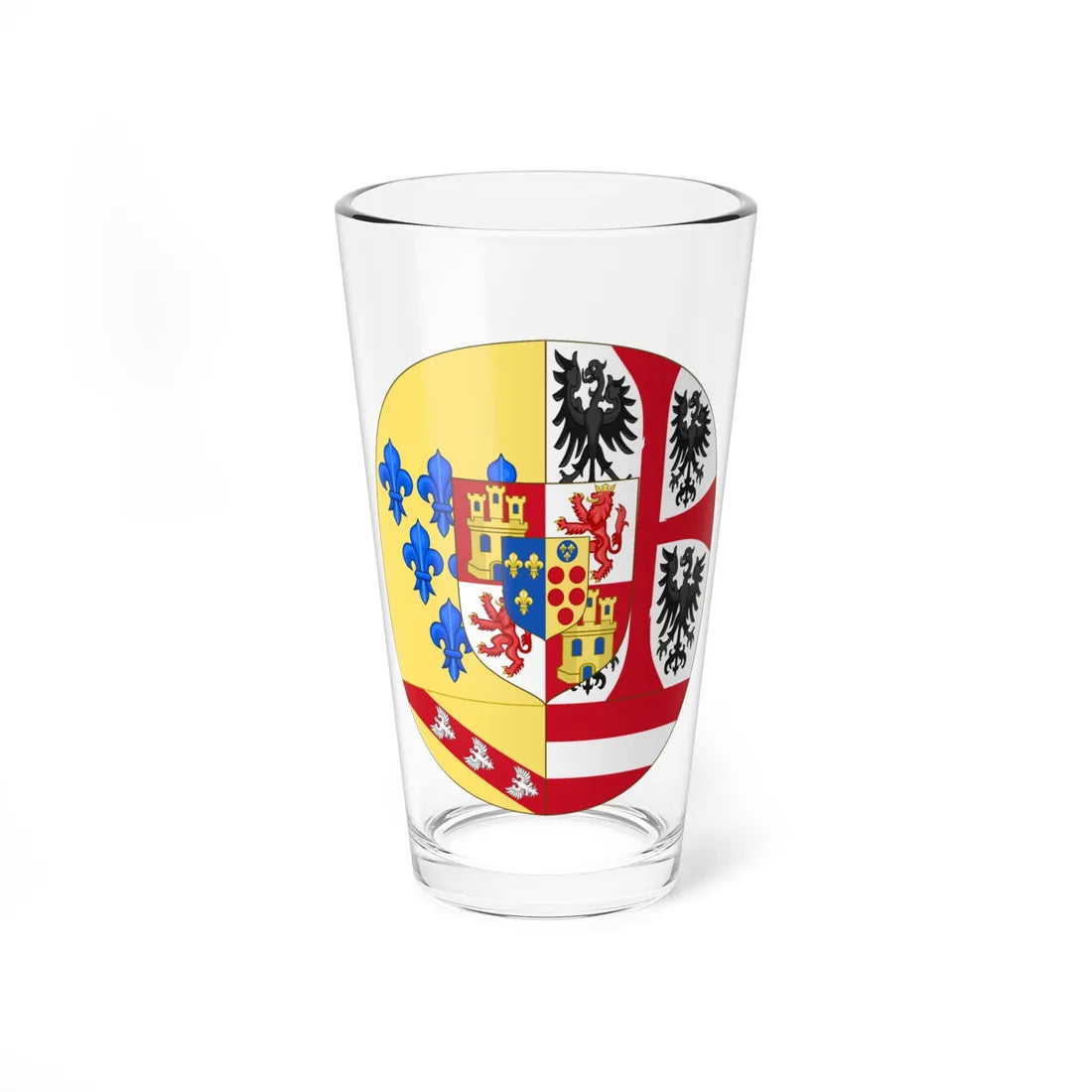 Royal Arms of Etruria (Italy) (Coat of Arms) Pint Glass 16oz 16oz - Go Mug Yourself