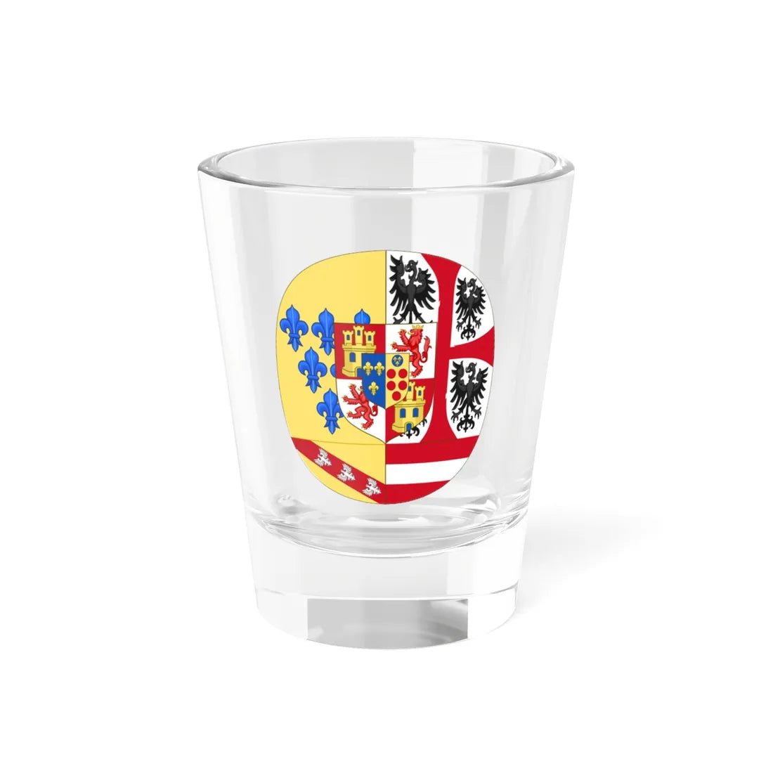 Royal Arms of Etruria (Italy) (Coat of Arms) Shot Glass 1.5oz 1.5oz - Go Mug Yourself
