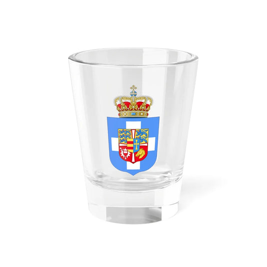 Royal Arms of Greece 1863-1936 (Greece) (Coat of Arms) Shot Glass 1.5oz 1.5oz - Go Mug Yourself
