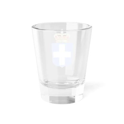Royal Arms of Greece blue cross (Greece) (Coat of Arms) Shot Glass 1.5oz - Go Mug Yourself