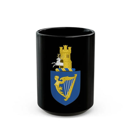 Royal arms of Ireland - Black Coffee Mug 15oz - Go Mug Yourself
