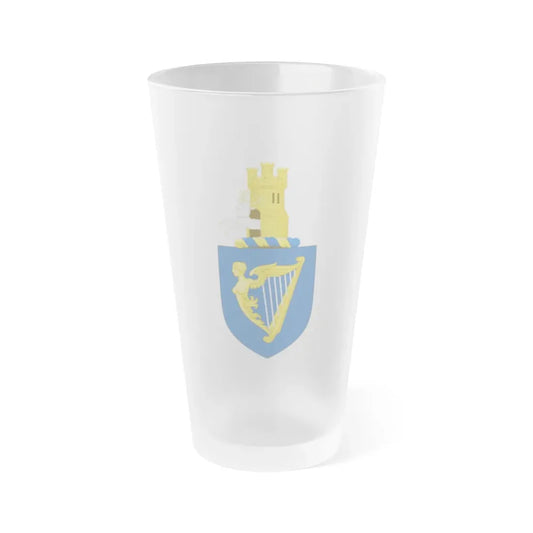 Royal arms of Ireland - Frosted Pint Glass 16oz 16oz Frosted - Go Mug Yourself