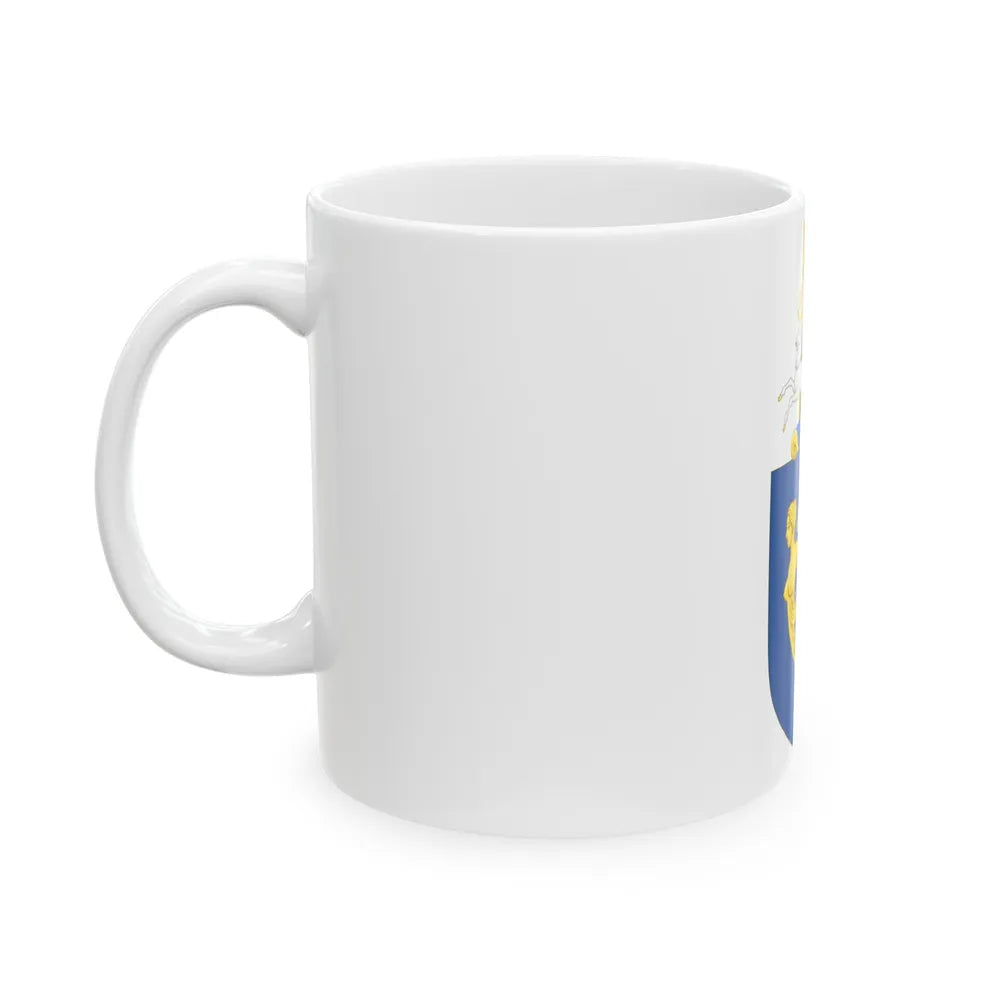 Royal arms of Ireland - White Coffee Mug-Go Mug Yourself