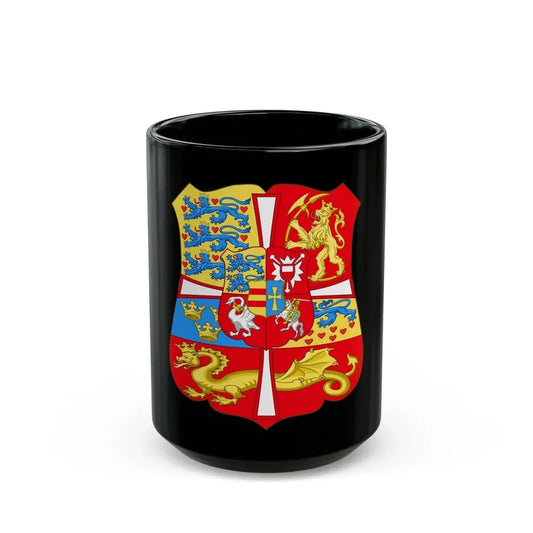 Royal Arms of Norway & Denmark (1559-1699) - Black Coffee Mug 15oz - Go Mug Yourself