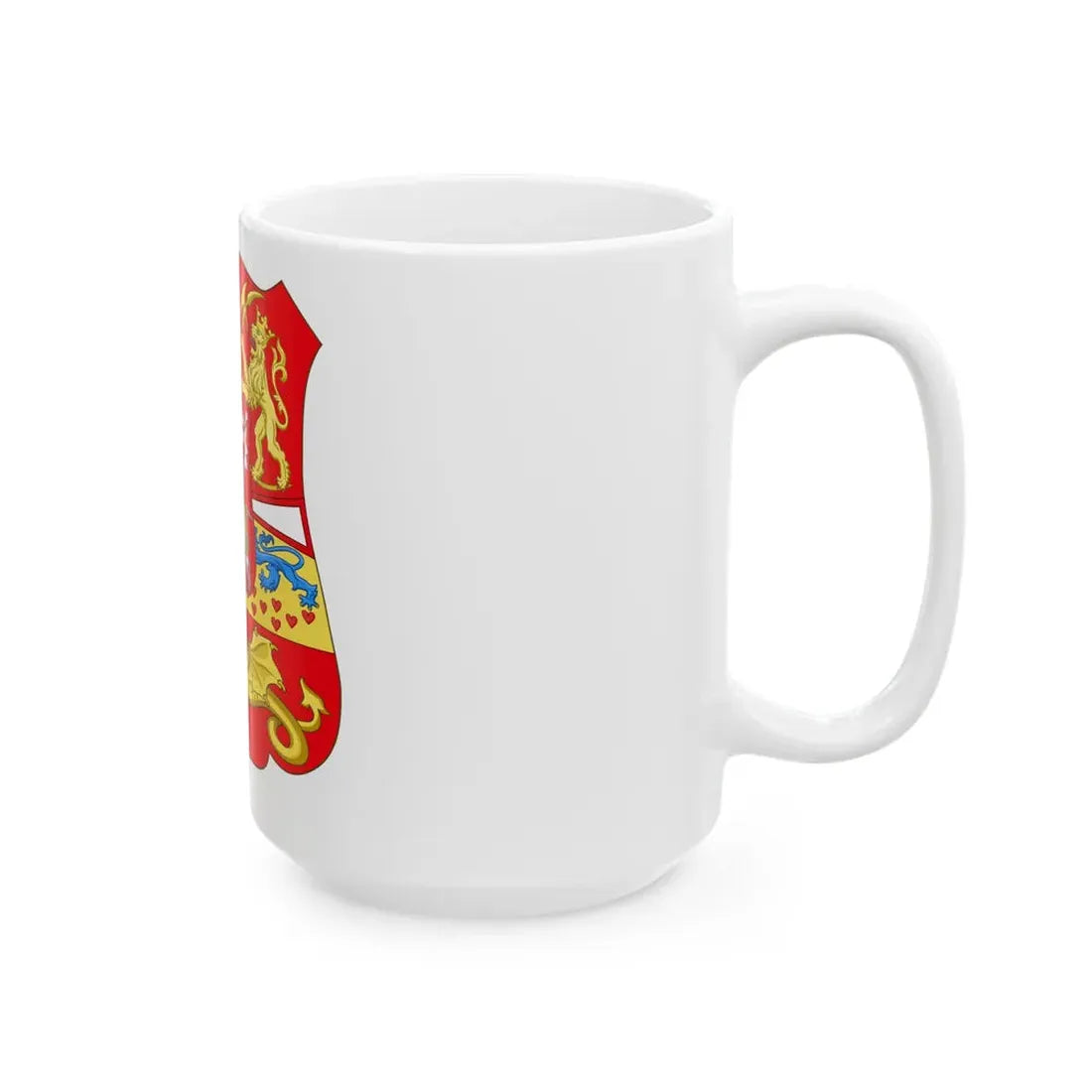 Royal Arms of Norway & Denmark (1559-1699) - White Coffee Mug - Go Mug Yourself