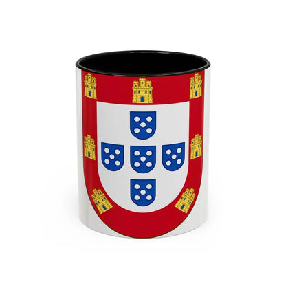 Royal Arms of Portugal - Accent Coffee Mug 11oz Black - Go Mug Yourself
