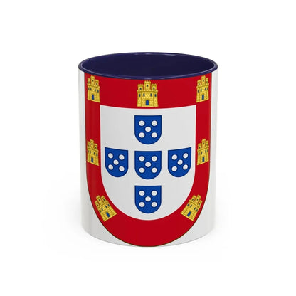 Royal Arms of Portugal - Accent Coffee Mug 11oz Navy - Go Mug Yourself