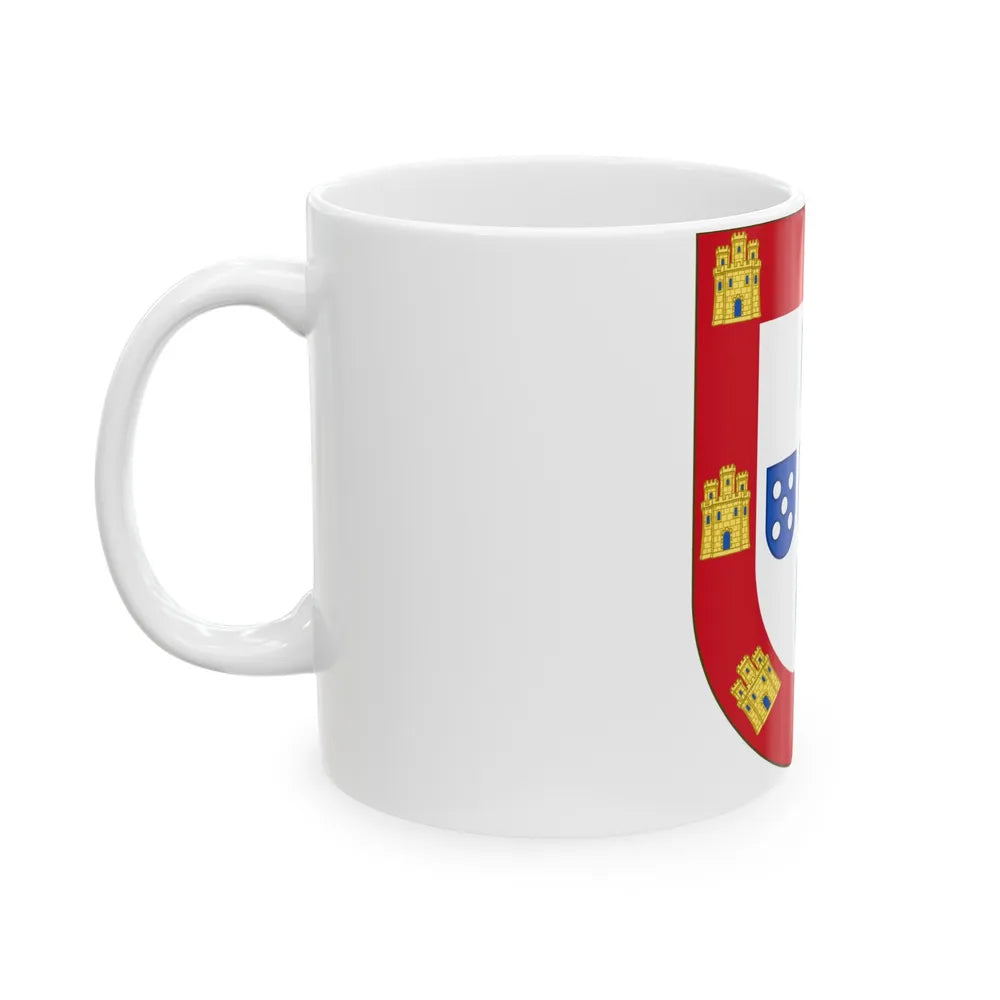 Royal Arms of Portugal - White Coffee Mug-Go Mug Yourself