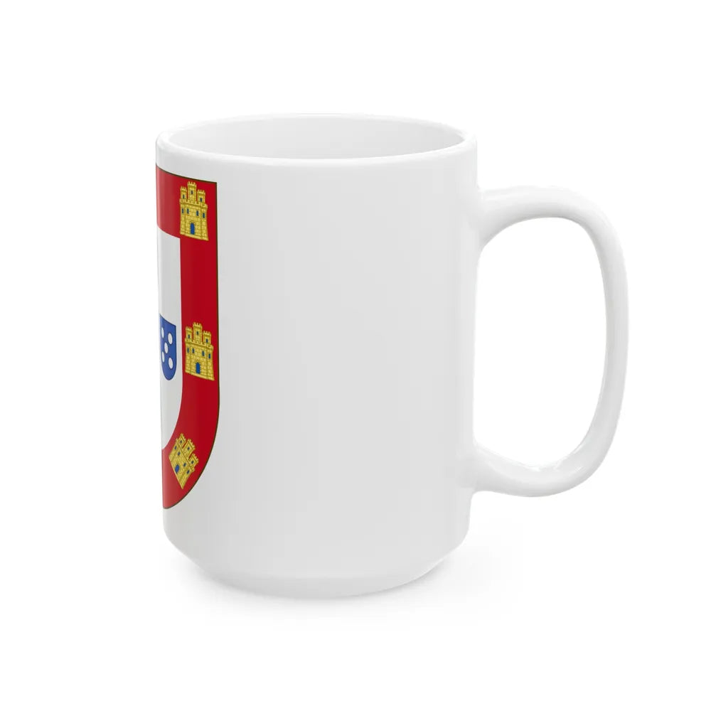 Royal Arms of Portugal - White Coffee Mug-Go Mug Yourself