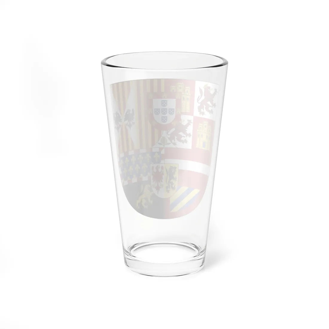 Royal Arms of Spain 1580-1668 Preference for Leon (Spain) (Coat of Arms) Pint Glass 16oz - Go Mug Yourself