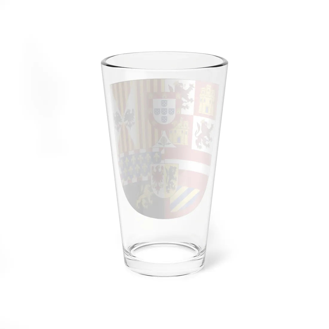 Royal Arms of Spain 1580-1668 (Spain) (Coat of Arms) Pint Glass 16oz - Go Mug Yourself