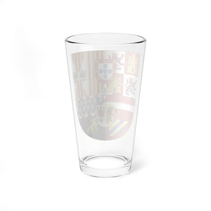 Royal Arms of Spain 1580-1668 (Spain) (Coat of Arms) Pint Glass 16oz - Go Mug Yourself