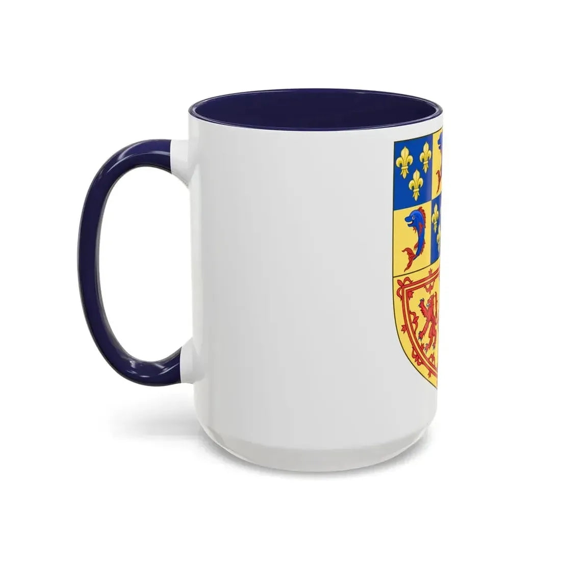 Royal Arms of the Kingdom of Scotland (1558-1559) - Accent Coffee Mug - Go Mug Yourself