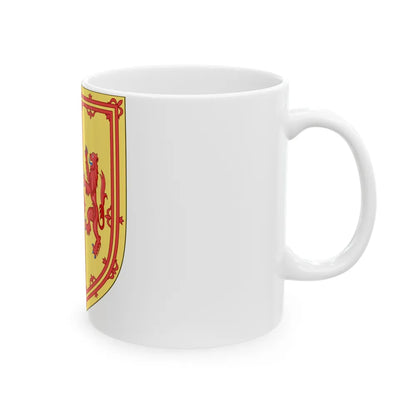 Royal Arms of the Kingdom of Scotland (1558-1559) - White Coffee Mug-Go Mug Yourself