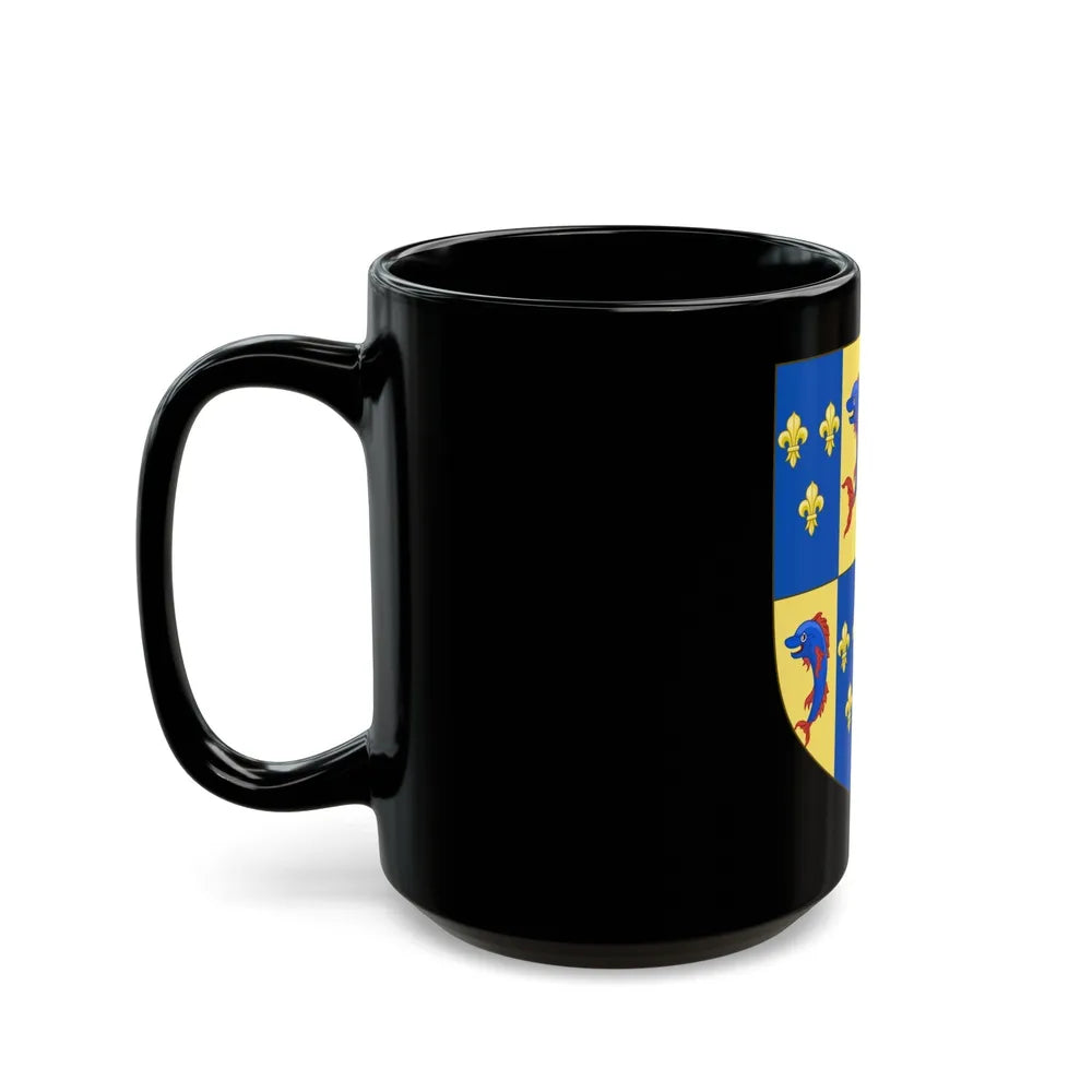 Royal Arms of the Kingdom of Scotland (1558) - Black Coffee Mug-Go Mug Yourself