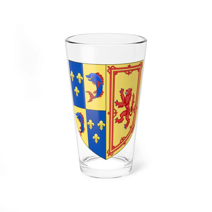 Royal Arms of the Kingdom of Scotland (1558) - Pint Glass 16oz-16oz-Go Mug Yourself