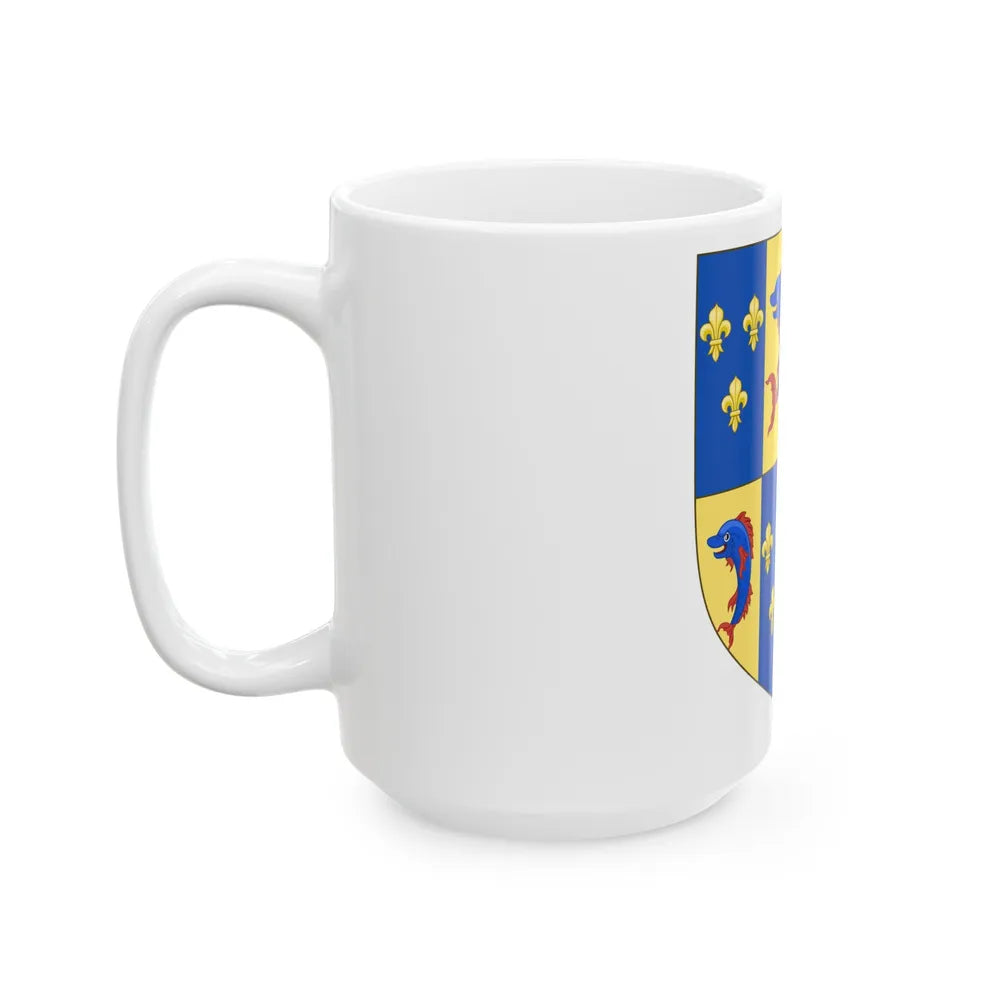 Royal Arms of the Kingdom of Scotland (1558) - White Coffee Mug-Go Mug Yourself