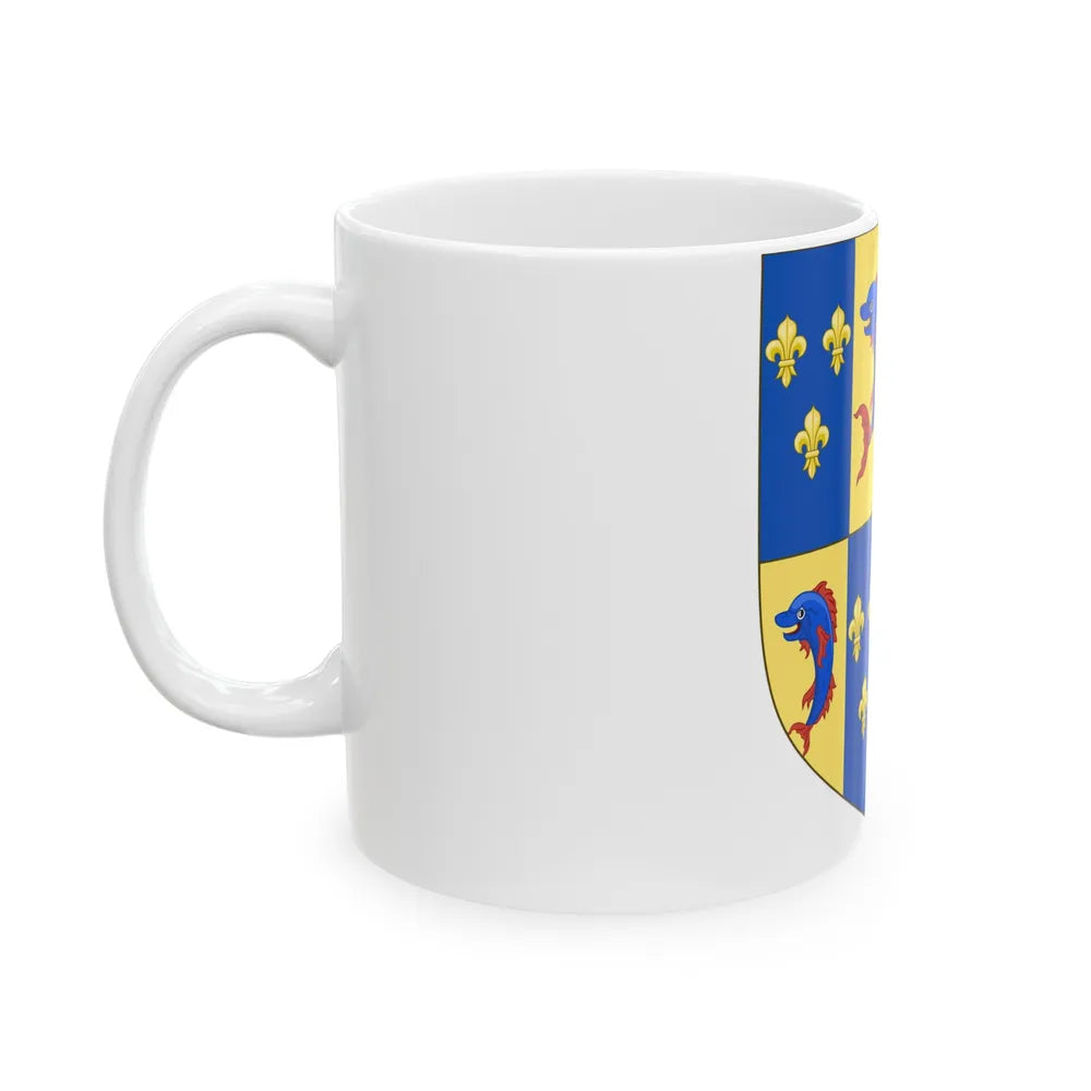 Royal Arms of the Kingdom of Scotland (1558) - White Coffee Mug-Go Mug Yourself