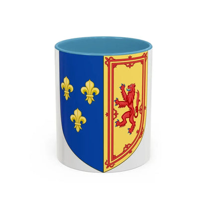 Royal Arms of the Kingdom of Scotland (1559-1560) - Accent Coffee Mug 11oz Light Blue - Go Mug Yourself