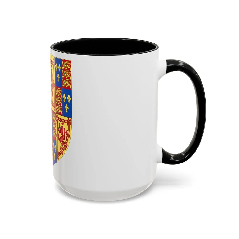 Royal Arms of the Kingdom of Scotland (1559) - Accent Coffee Mug - Go Mug Yourself