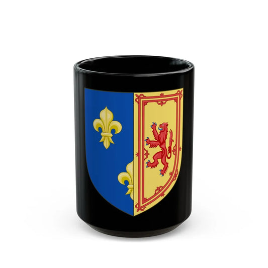 Royal Arms of the Kingdom of Scotland (1560-1565) - Black Coffee Mug-15oz-Go Mug Yourself