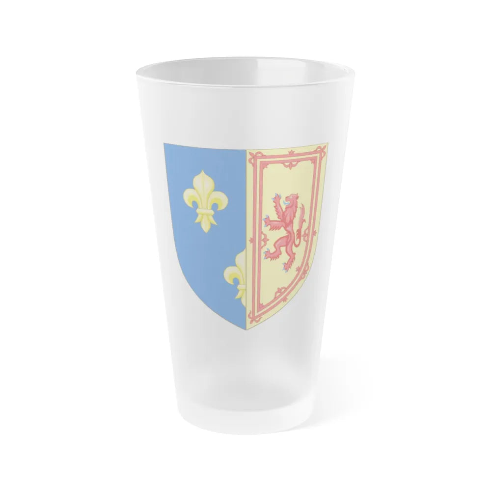 Royal Arms of the Kingdom of Scotland (1560-1565) - Frosted Pint Glass 16oz-16oz-Frosted-Go Mug Yourself