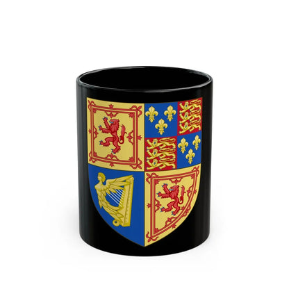 Royal Arms of the Kingdom of Scotland (1603-1707) - Black Coffee Mug-11oz-Go Mug Yourself