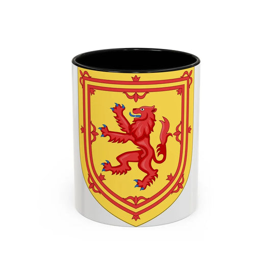 Royal Arms of the Kingdom of Scotland - Accent Coffee Mug 11oz Black - Go Mug Yourself
