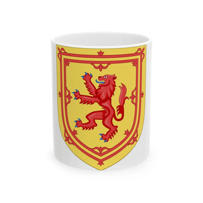 Royal Arms of the Kingdom of Scotland - White Coffee Mug-11oz-Go Mug Yourself