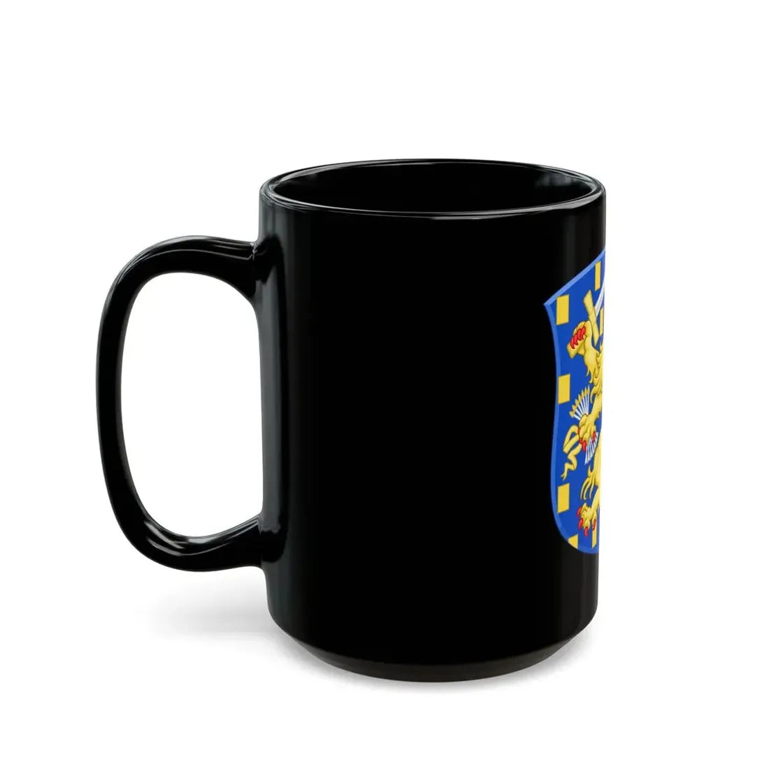 Royal Arms of the Netherlands - Black Coffee Mug - Go Mug Yourself