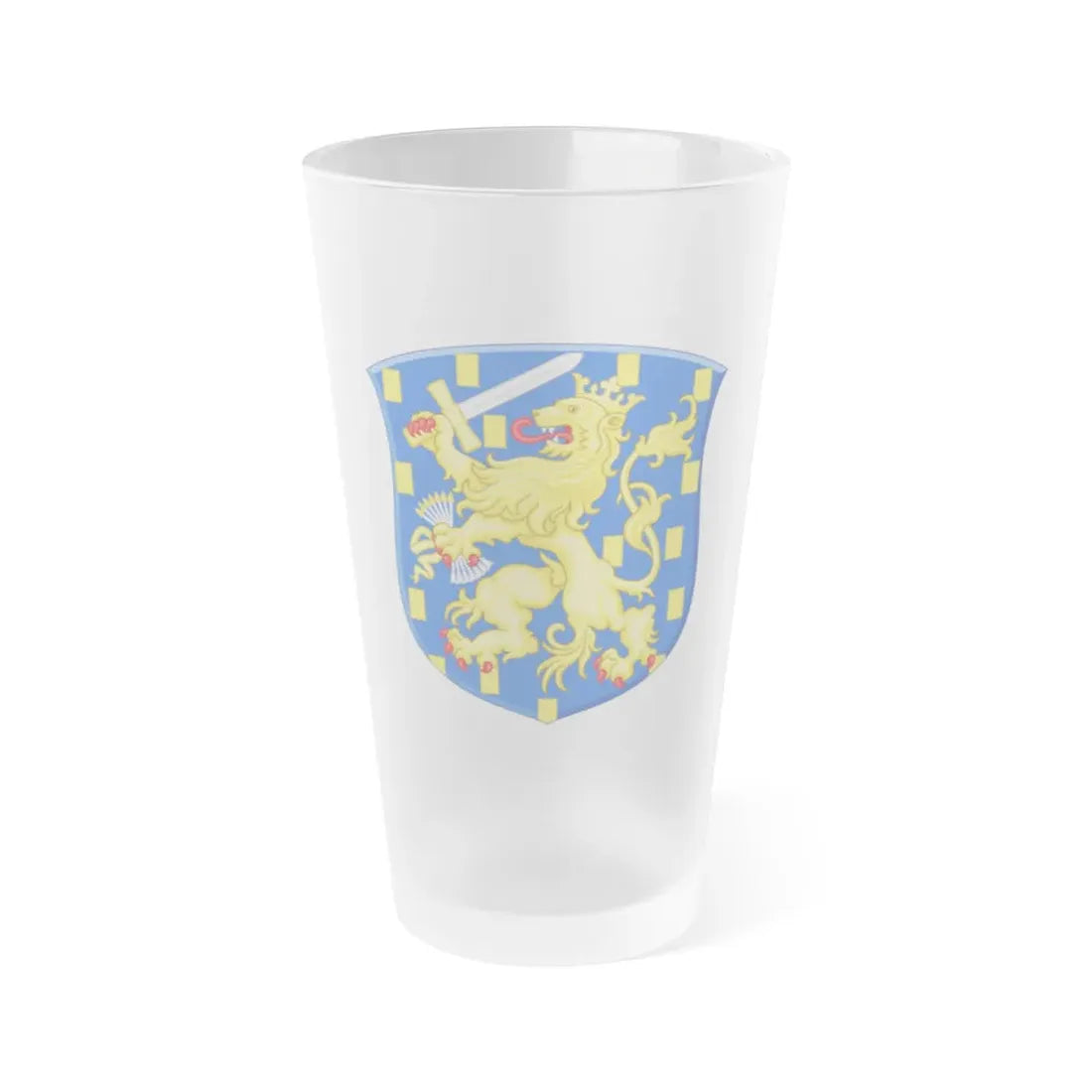 Royal Arms of the Netherlands - Frosted Pint Glass 16oz 16oz Frosted - Go Mug Yourself