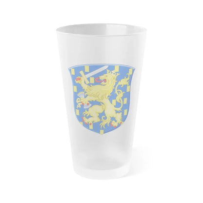 Royal Arms of the Netherlands - Frosted Pint Glass 16oz 16oz Frosted - Go Mug Yourself