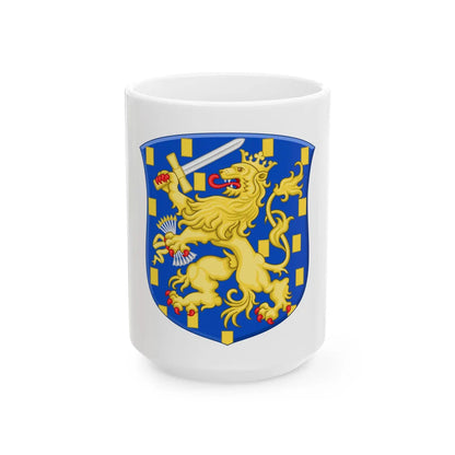 Royal Arms of the Netherlands - White Coffee Mug 15oz - Go Mug Yourself
