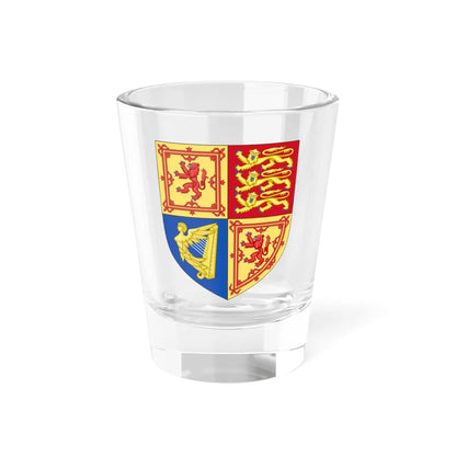 Royal Arms of the United Kingdom Scotland Variant 1 (United Kingdom) (Coat of Arms) Shot Glass 1.5oz 1.5oz - Go Mug Yourself