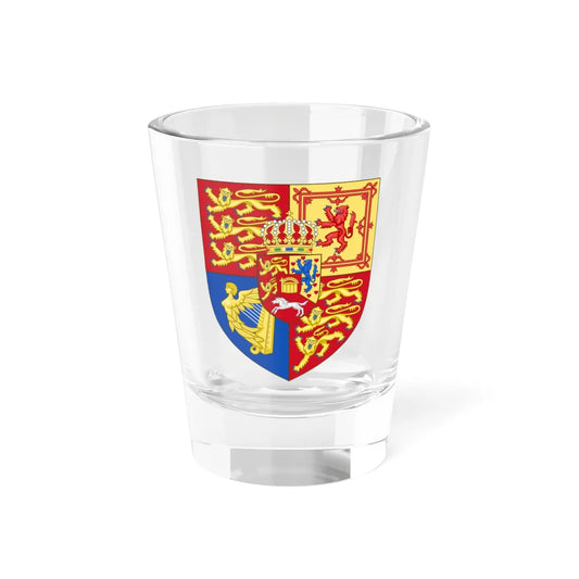 Royal Arms of United Kingdom 1816-1837 (United Kingdom) (Coat of Arms) Shot Glass 1.5oz 1.5oz - Go Mug Yourself
