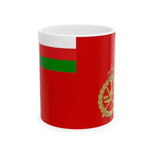 Royal Army of Oman Flag (Oman) White Coffee Mug-11oz-Go Mug Yourself