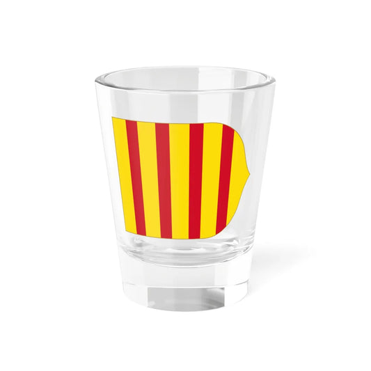 Royal Banner of Aragon Early Style (Spain) Shot Glass 1.5oz 1.5oz - Go Mug Yourself