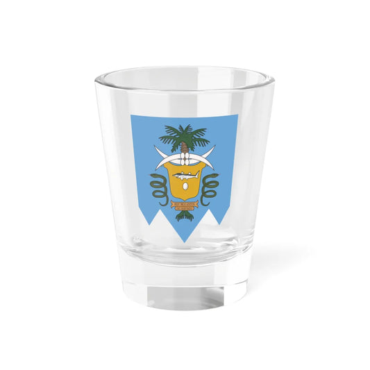 Royal banner of Béhanzin of Dahomey (Benin) Shot Glass 1.5oz 1.5oz - Go Mug Yourself