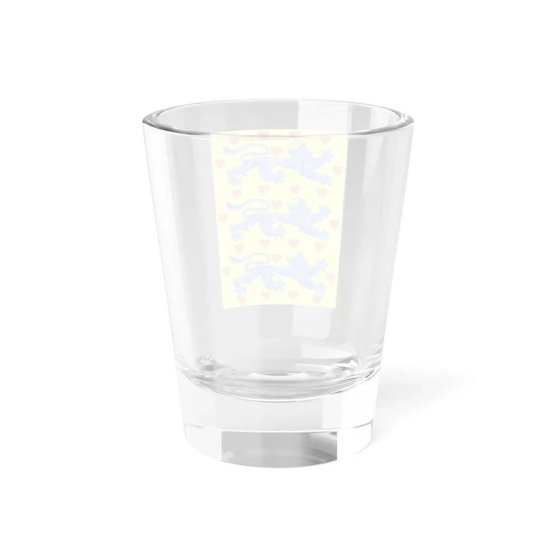 Royal Banner of Denmark 14th Century (Denmark) Shot Glass 1.5oz - Go Mug Yourself
