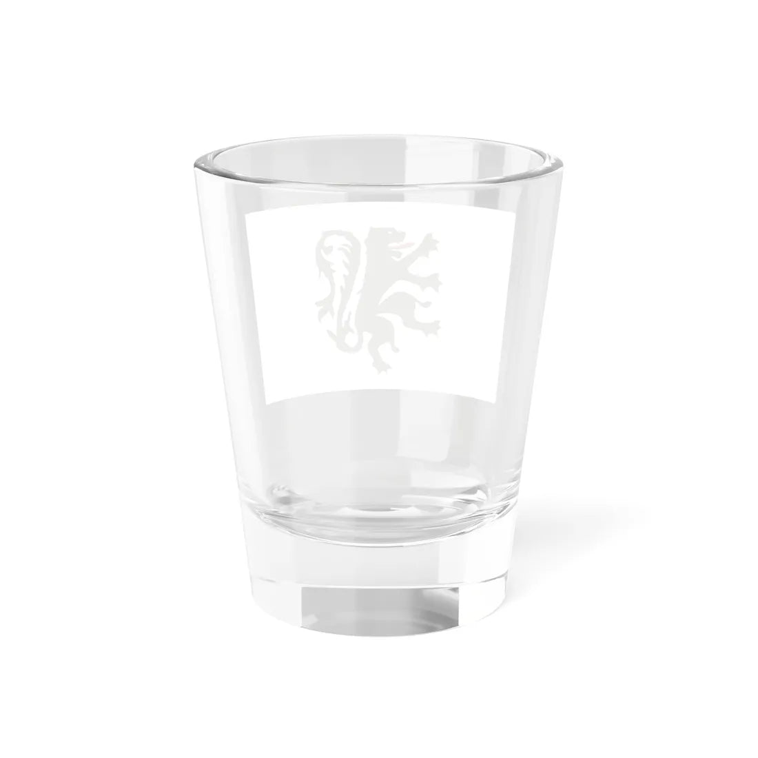 Royal banner of Jean de Bethencourt (Spain) Shot Glass 1.5oz - Go Mug Yourself