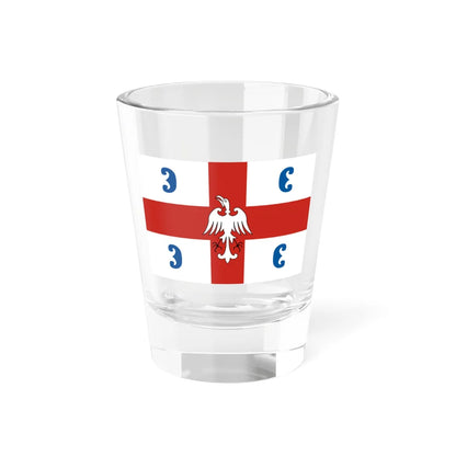 Royal banner of Mrnjavčević family (North Macedonia) Shot Glass 1.5oz 1.5oz - Go Mug Yourself