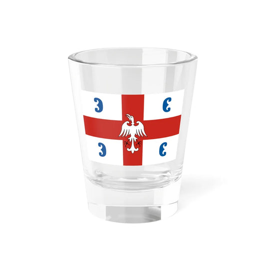 Royal banner of Mrnjavčević family (North Macedonia) Shot Glass 1.5oz 1.5oz - Go Mug Yourself