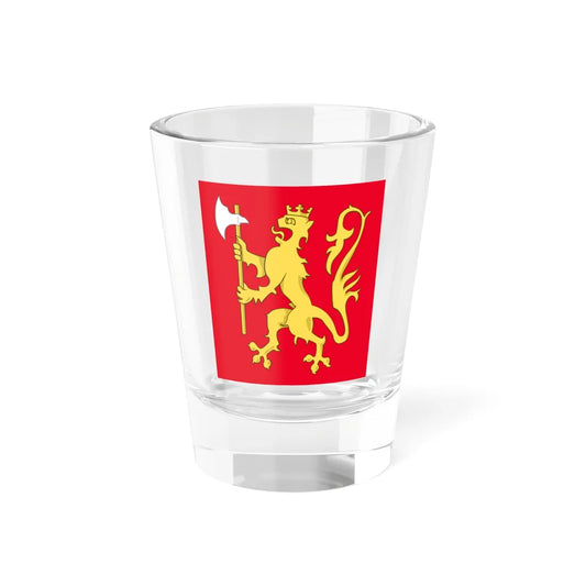 Royal Banner of Norway 14th Century (Norway) Shot Glass 1.5oz 1.5oz - Go Mug Yourself