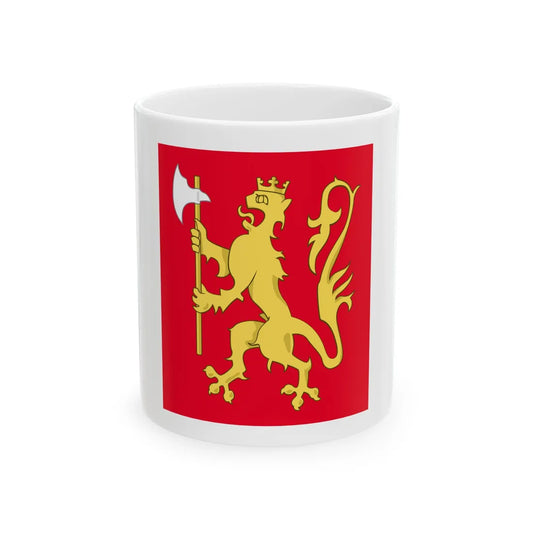 Royal Banner of Norway 14th Century (Norway) White Coffee Mug 11oz - Go Mug Yourself