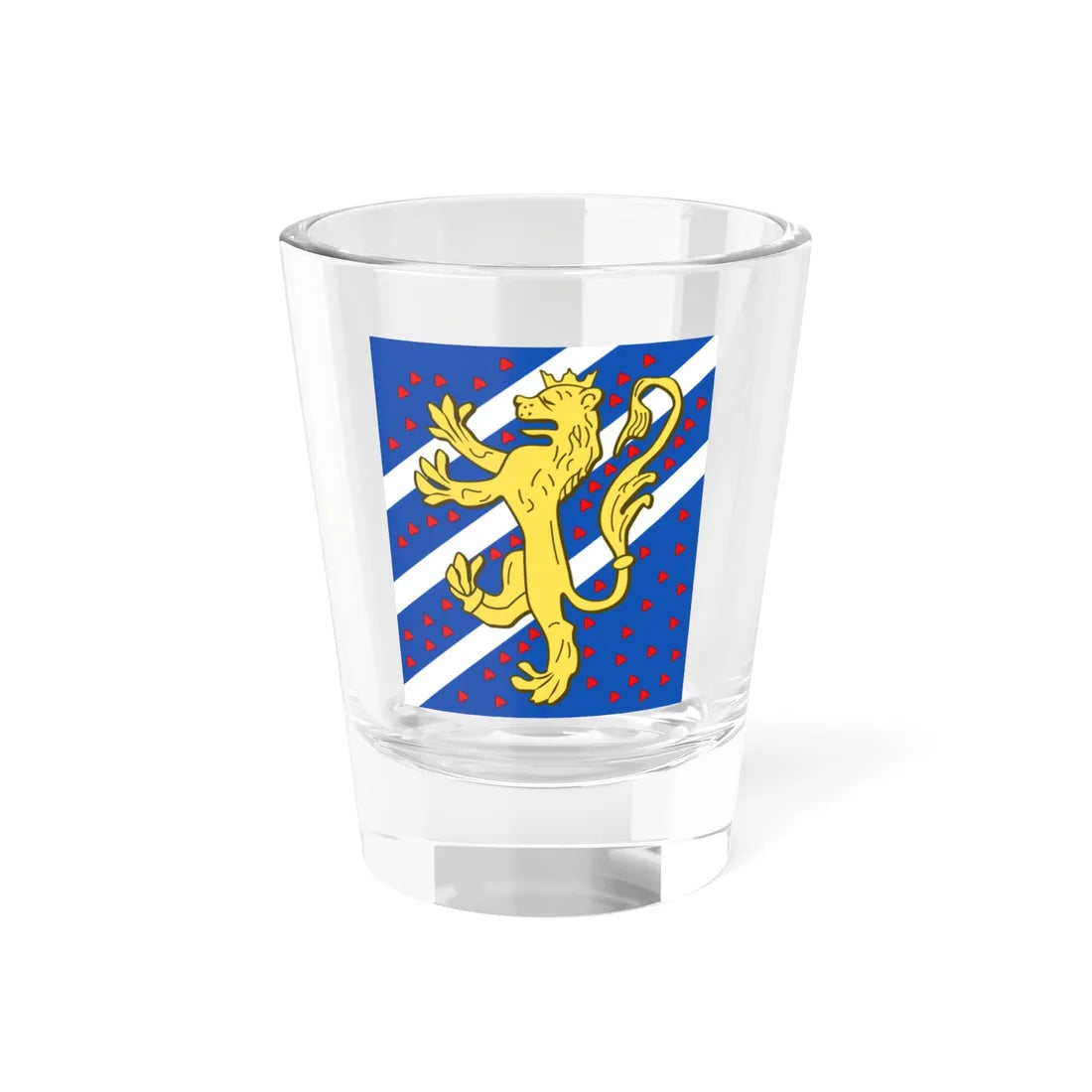 Royal Banner of Sweden 14th Century (Estonia) Shot Glass 1.5oz 1.5oz - Go Mug Yourself